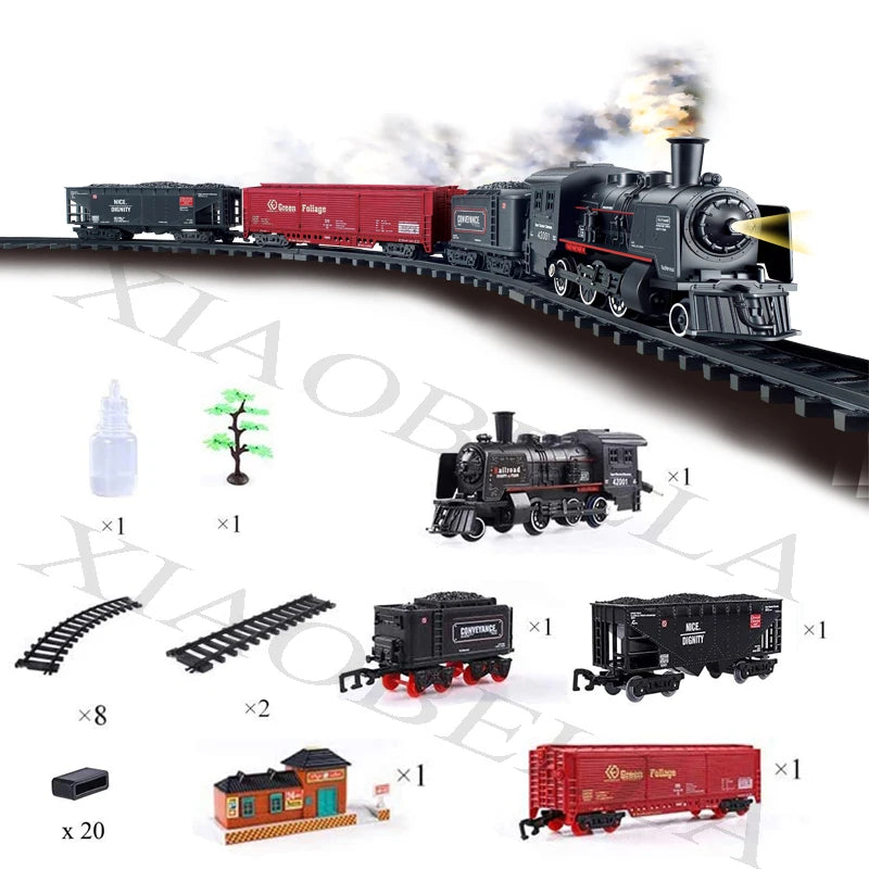 Electric Steam Train with Smoke & Sound