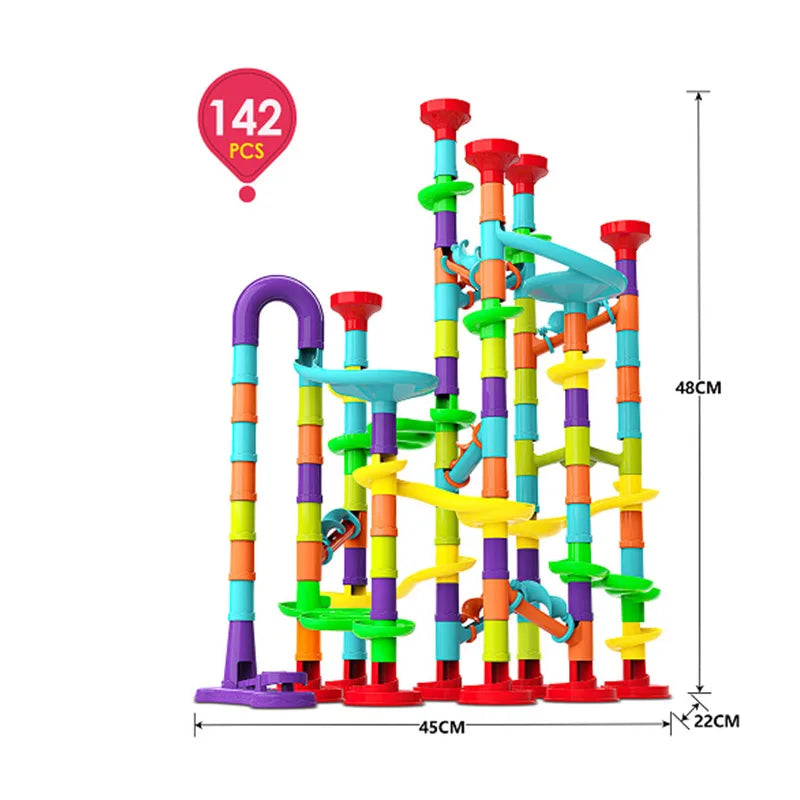 3D Marble Run Maze Track Set