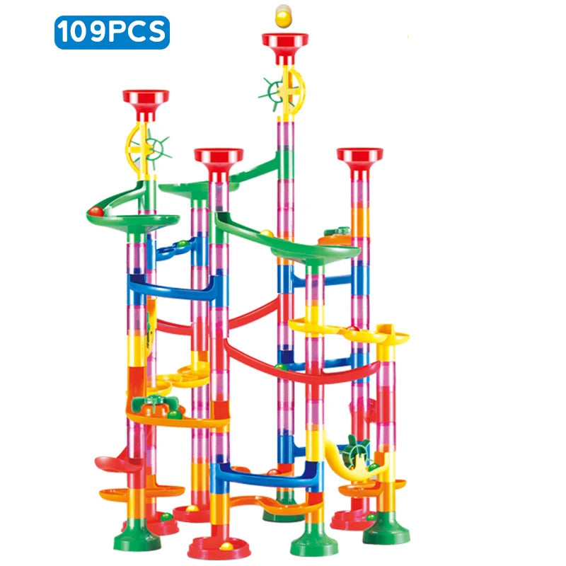 3D Marble Run Maze Track Set