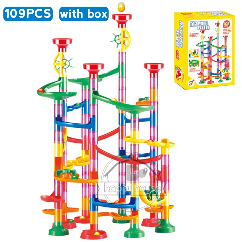 3D Marble Run Maze Track Set