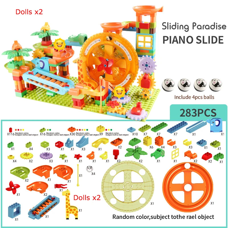 Marble Run Building Block Set