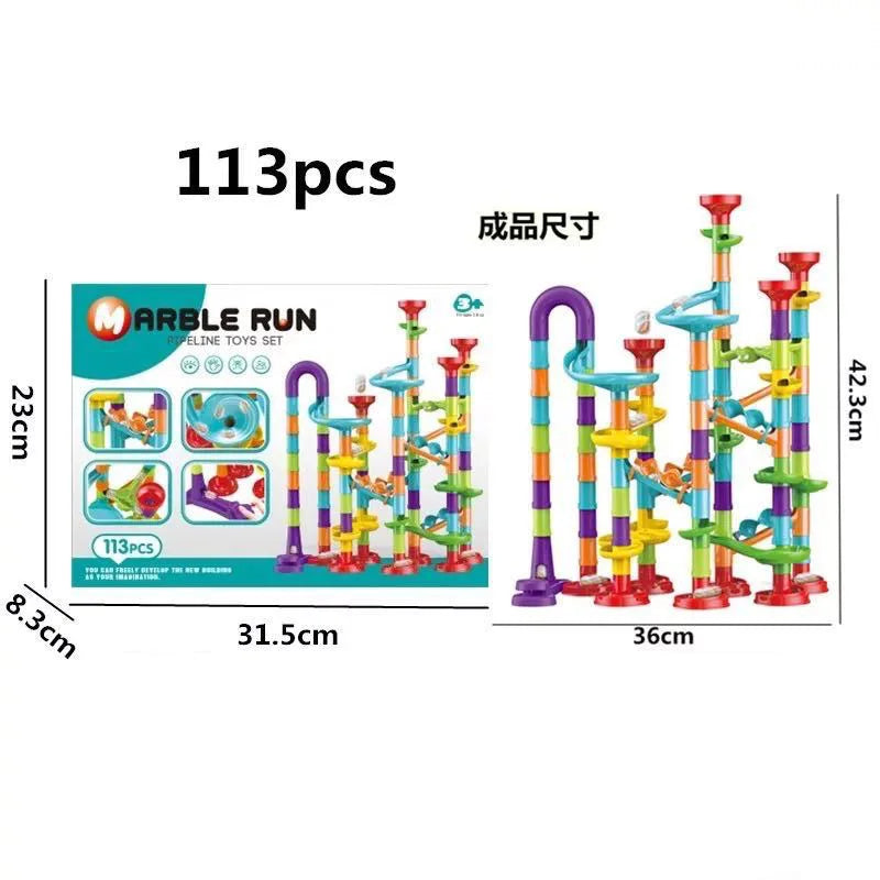 3D Marble Run Maze Track Set