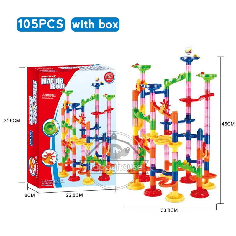 3D Marble Run Maze Track Set