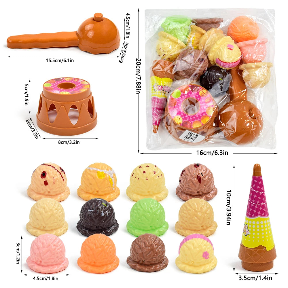 Ice Cream Stack Up Toy Set
