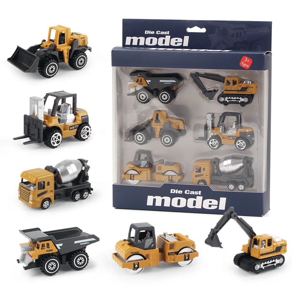 Construction Truck Toy Set
