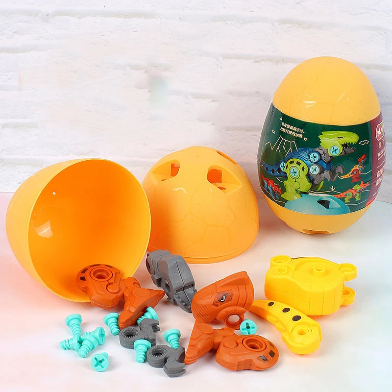 DIY Dinosaur Assembly Toy with Egg