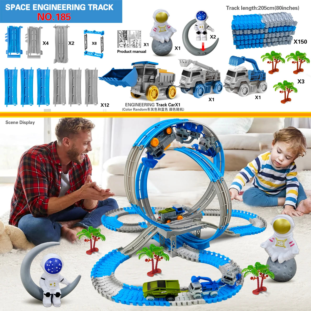 Electric Magic Race Track Toy