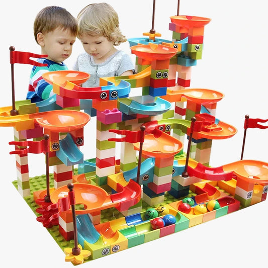 Marble Run Building Blocks Set