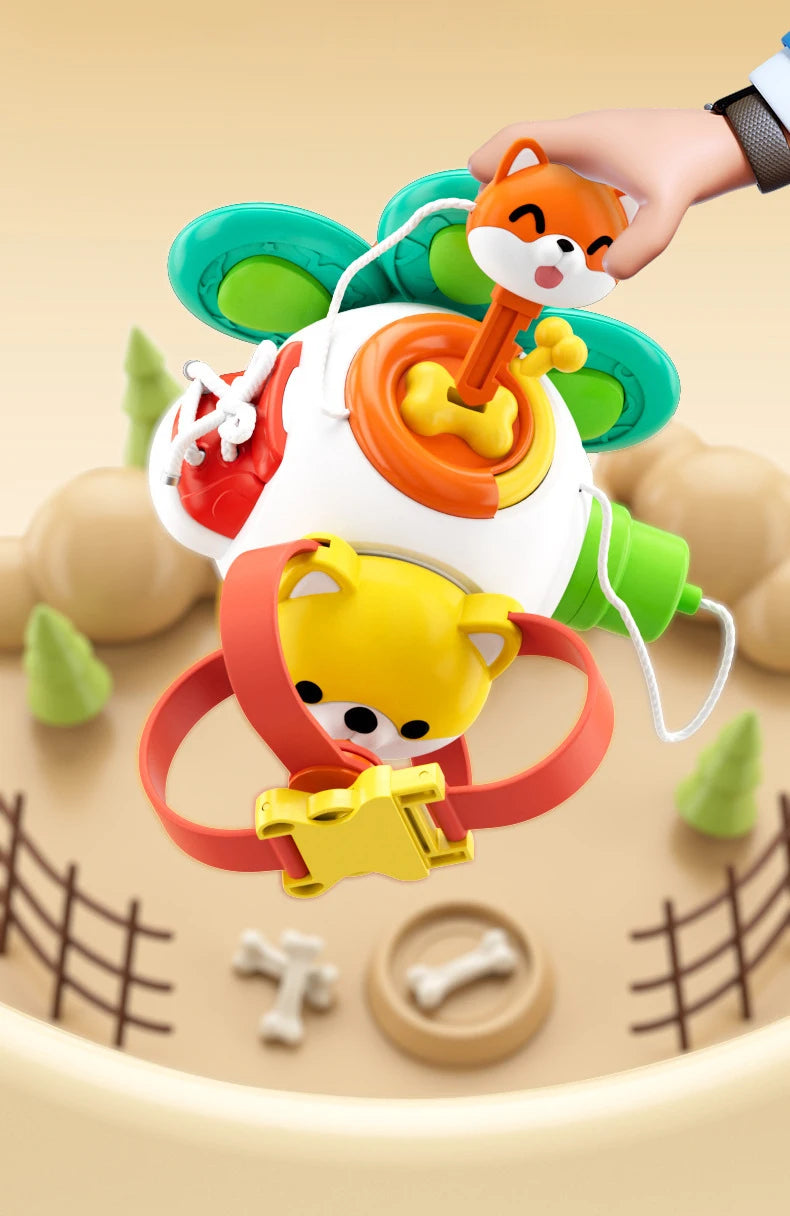 Fidget Busy Board Toy 10-in-1 Montessori – BizyKoady