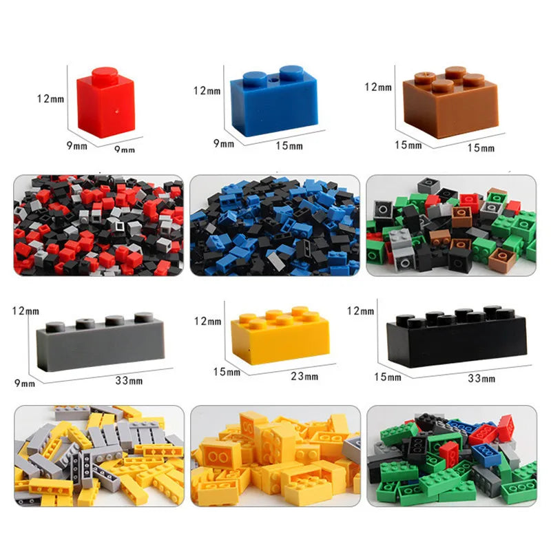 1000PCS Classic Building Blocks Set