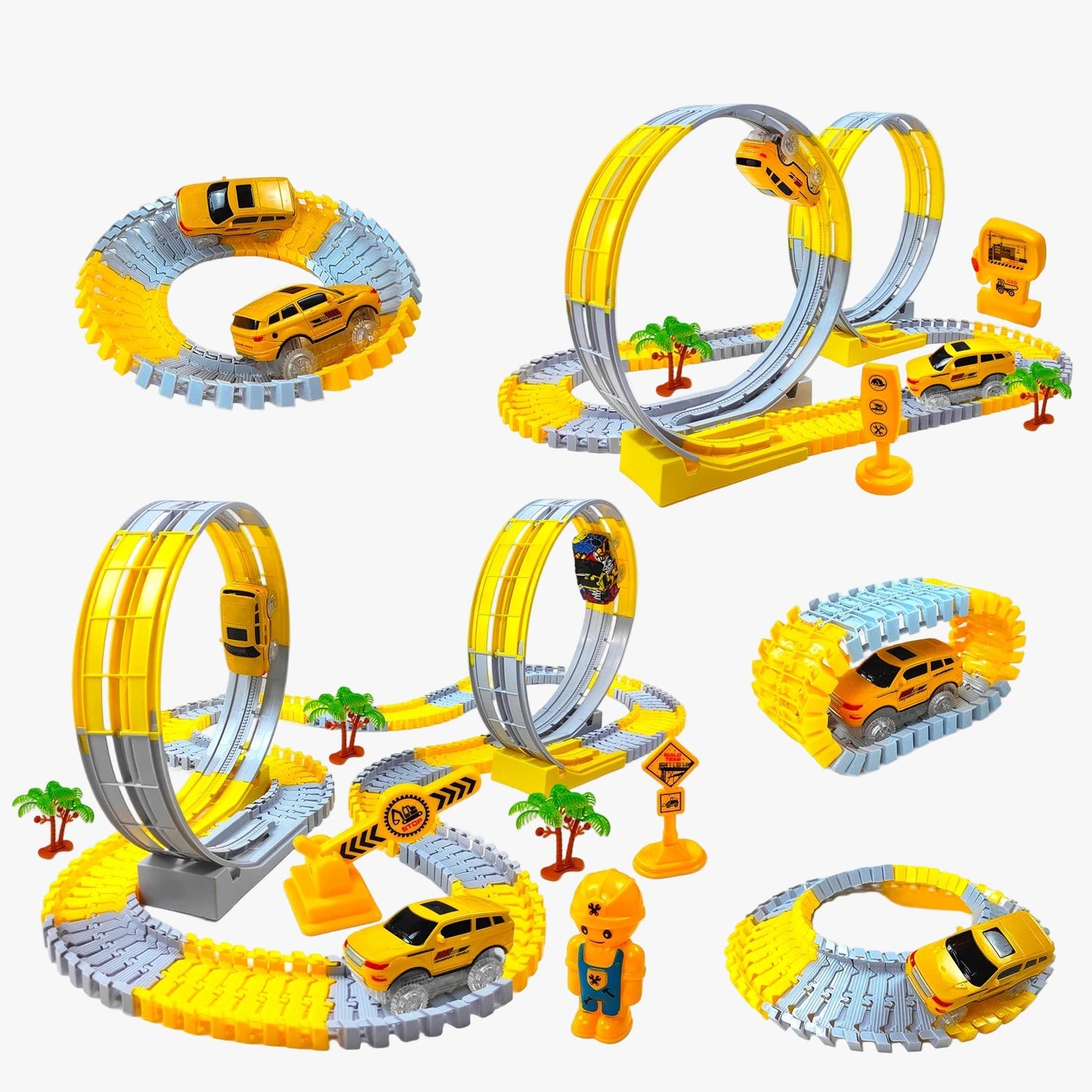 Electric Flex Track Construction Set