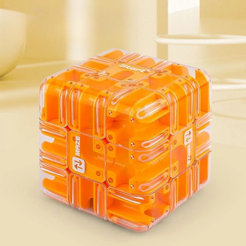 3D Ball Maze Puzzle Cube