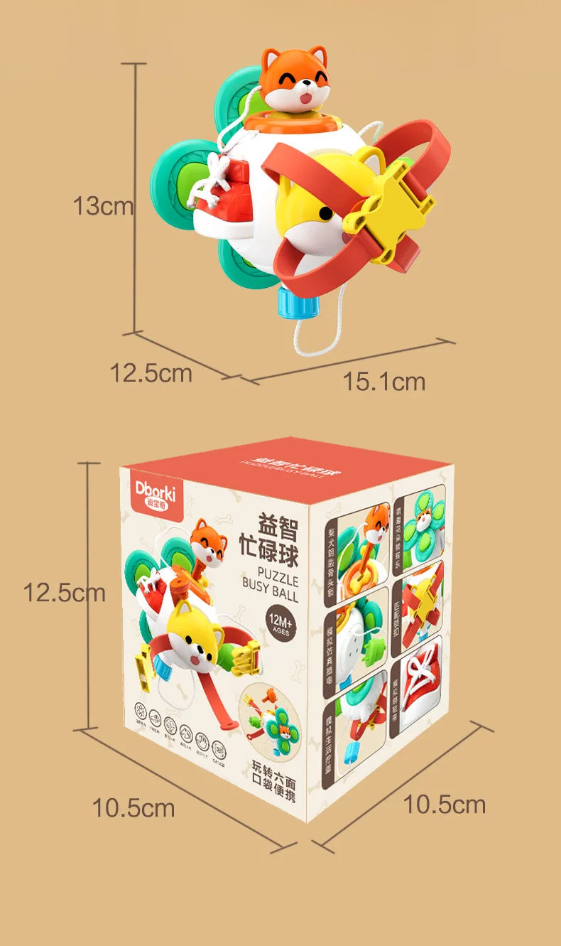 Fidget Busy Board Toy 10-in-1 Montessori – BizyKoady