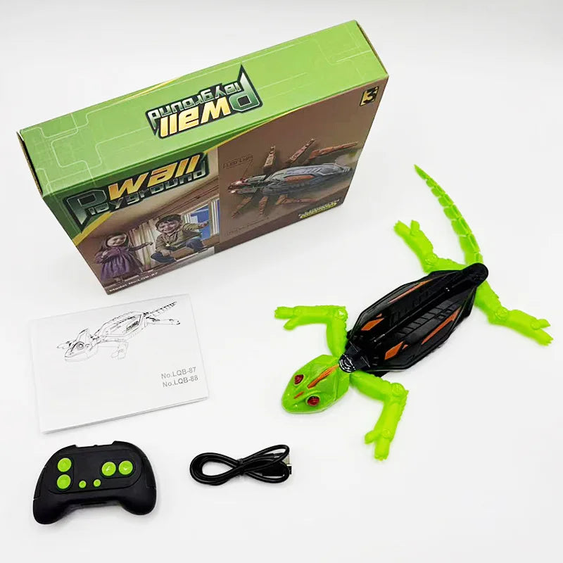 Rechargeable Wall-Crawling Gecko