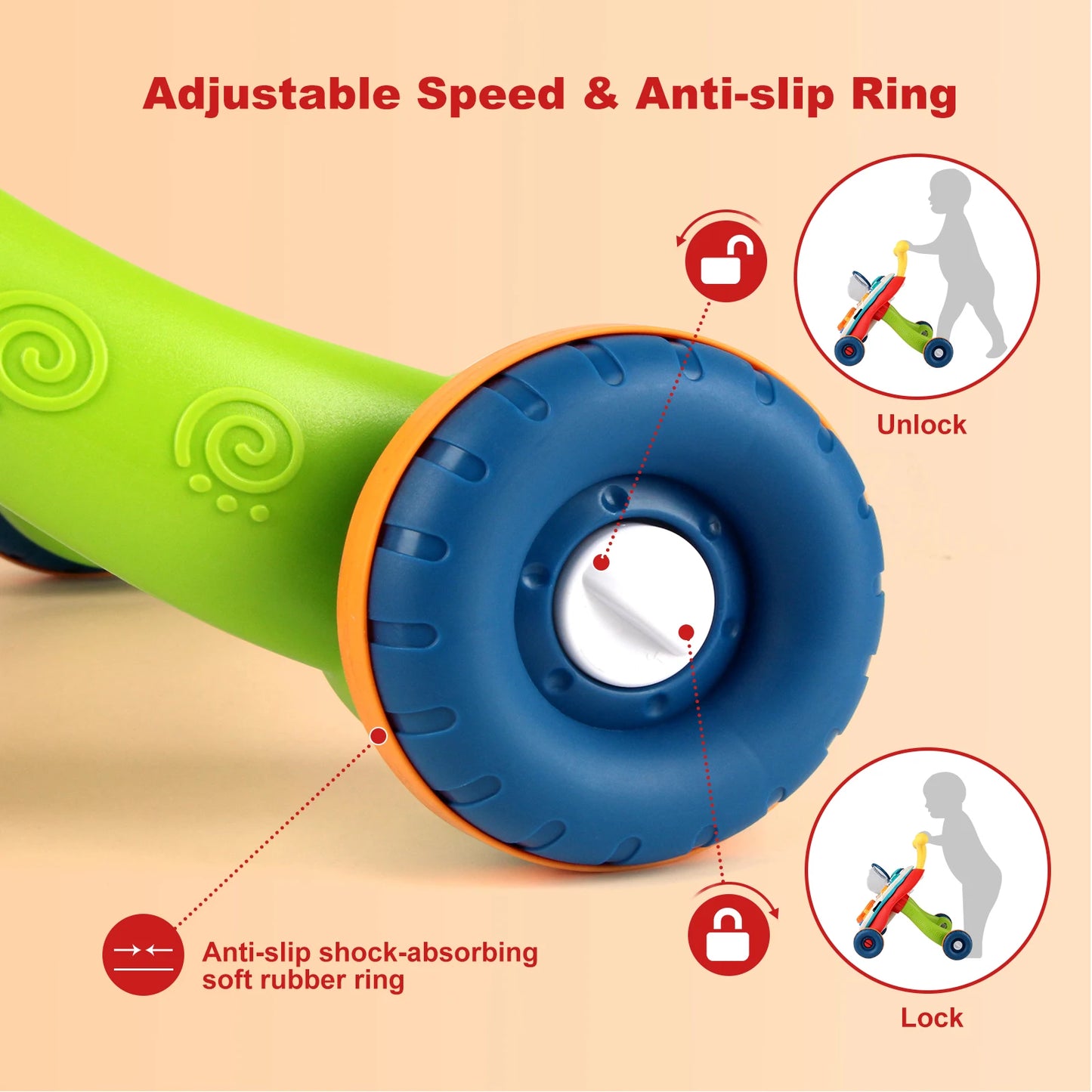 Baby Walker Toy – Musical Learning & Activity Board COOLPLAY