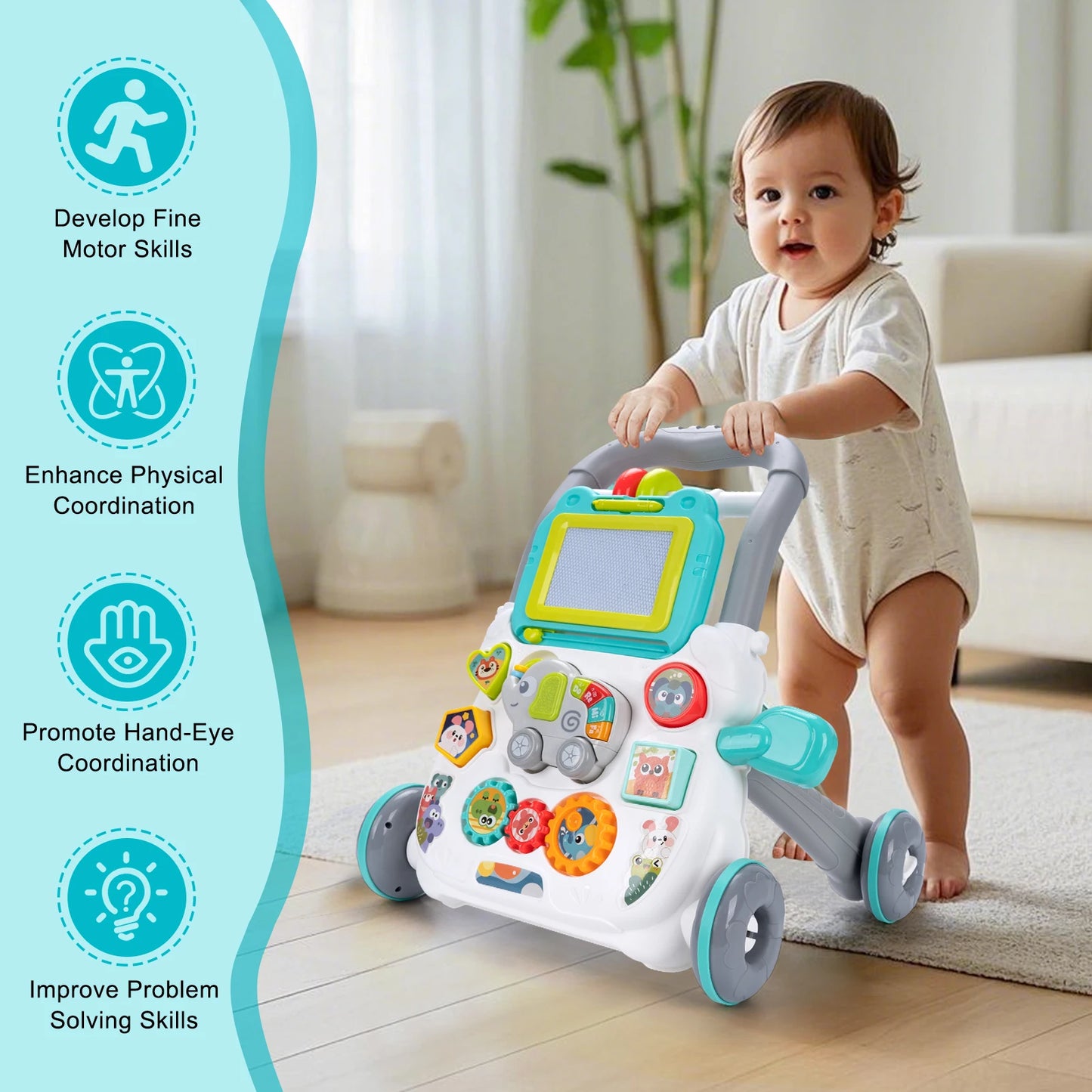 Baby Walker Toy – Musical Learning & Activity Board COOLPLAY