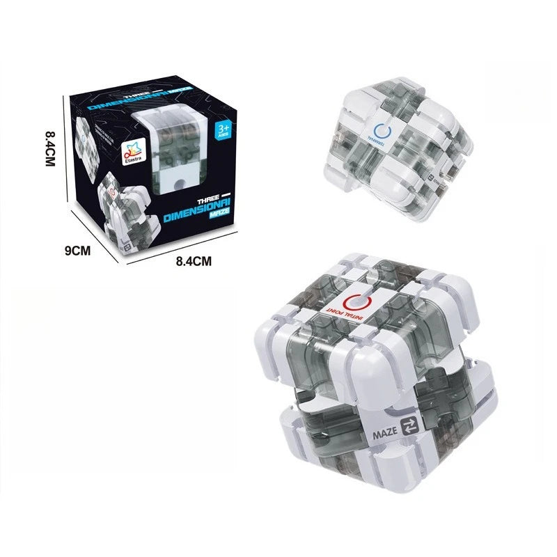 3D Ball Maze Puzzle Cube