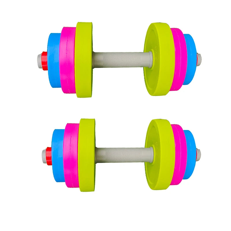 Detachable Kids Dumbbell and Barbell Toy Set