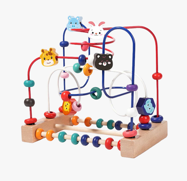 Wooden Bead Maze Educational Toy