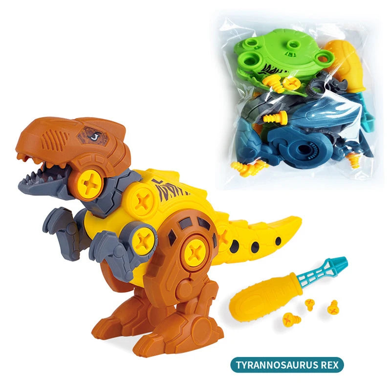 DIY Dinosaur Assembly Toy with Egg