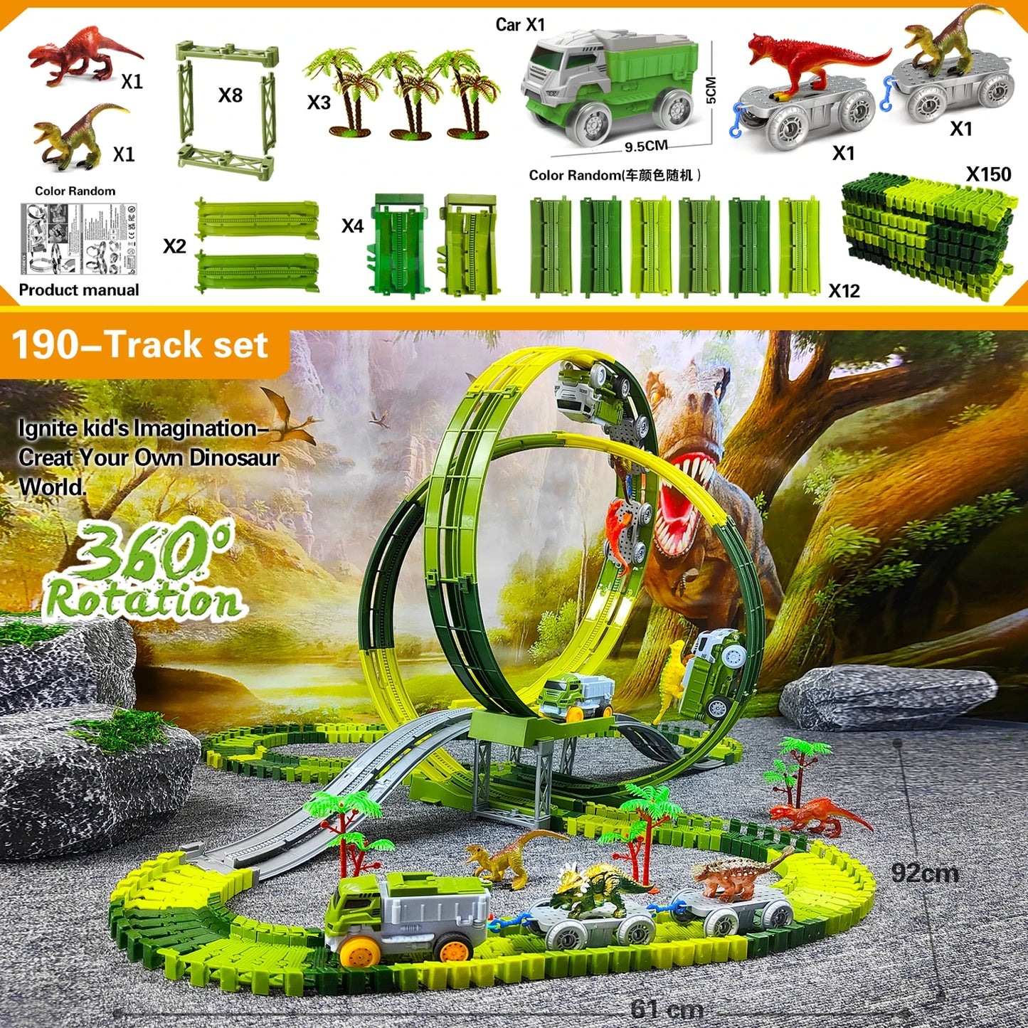 Electric Magic Race Track Toy