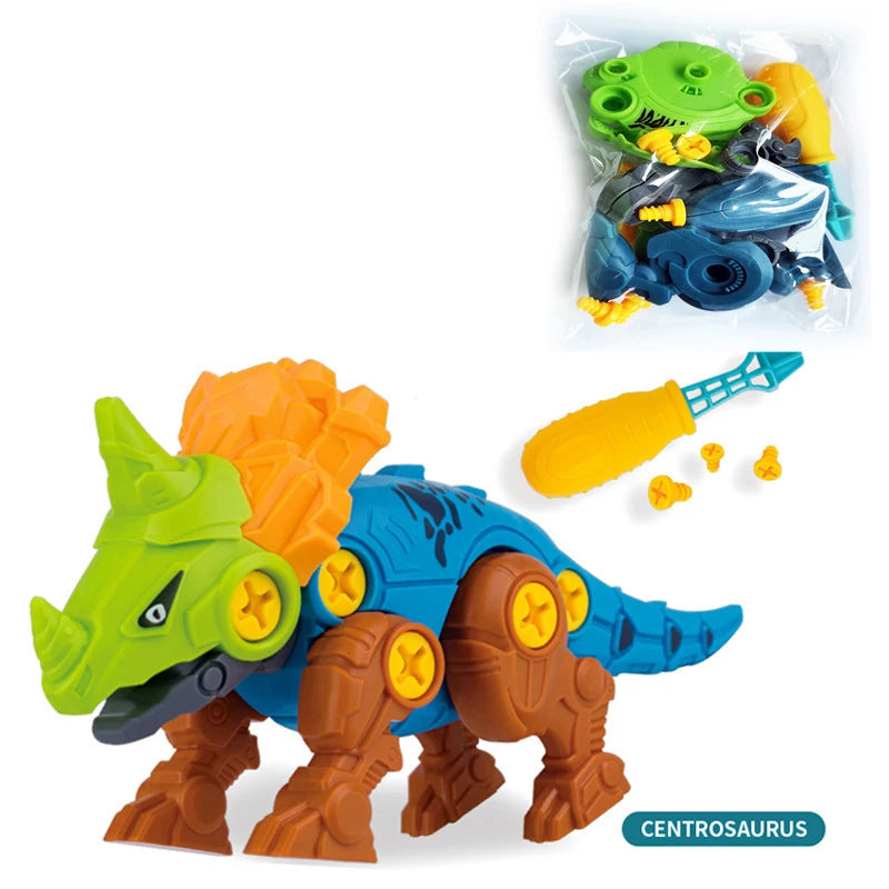 DIY Dinosaur Assembly Toy with Egg