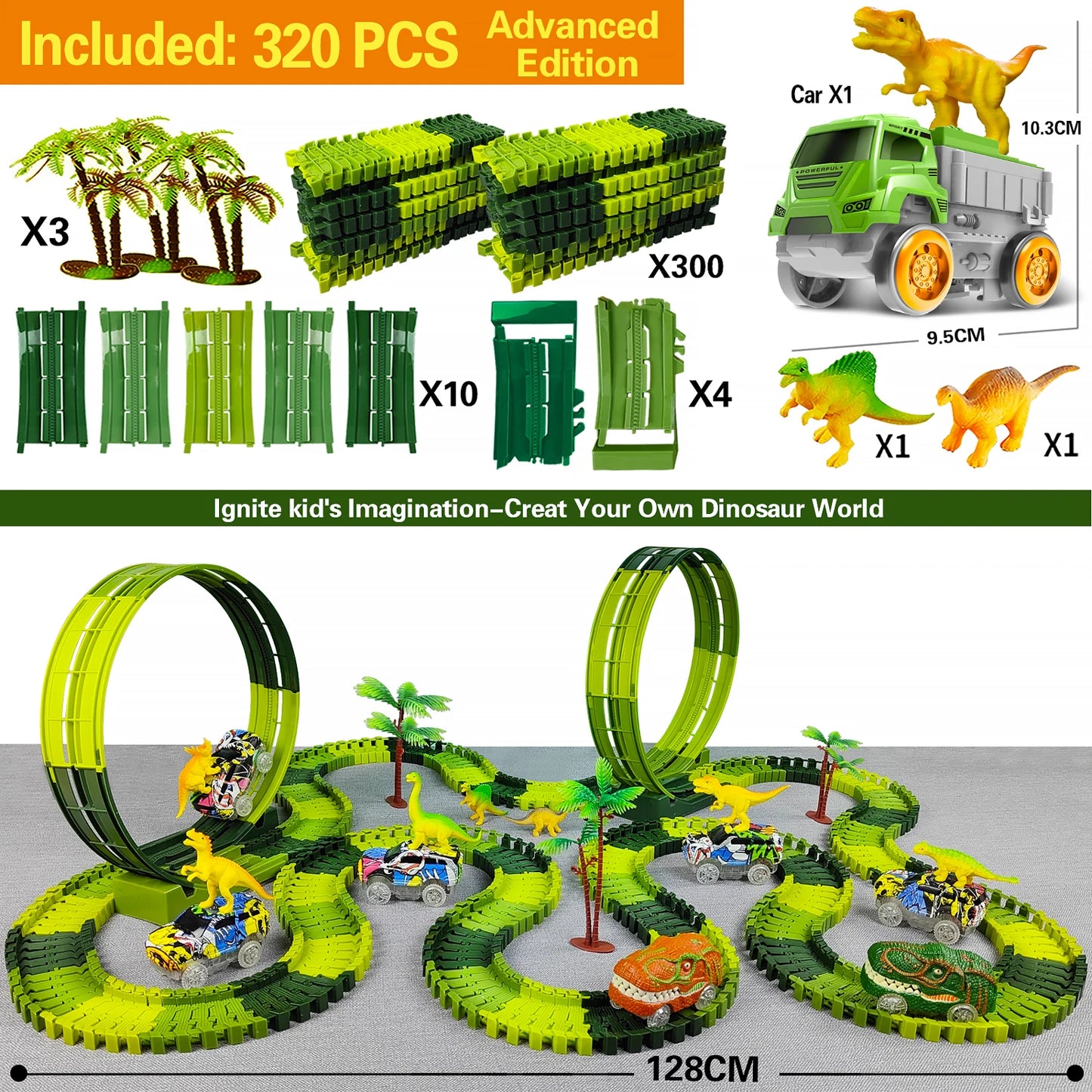 Dinosaur Adventure Loop Track Set