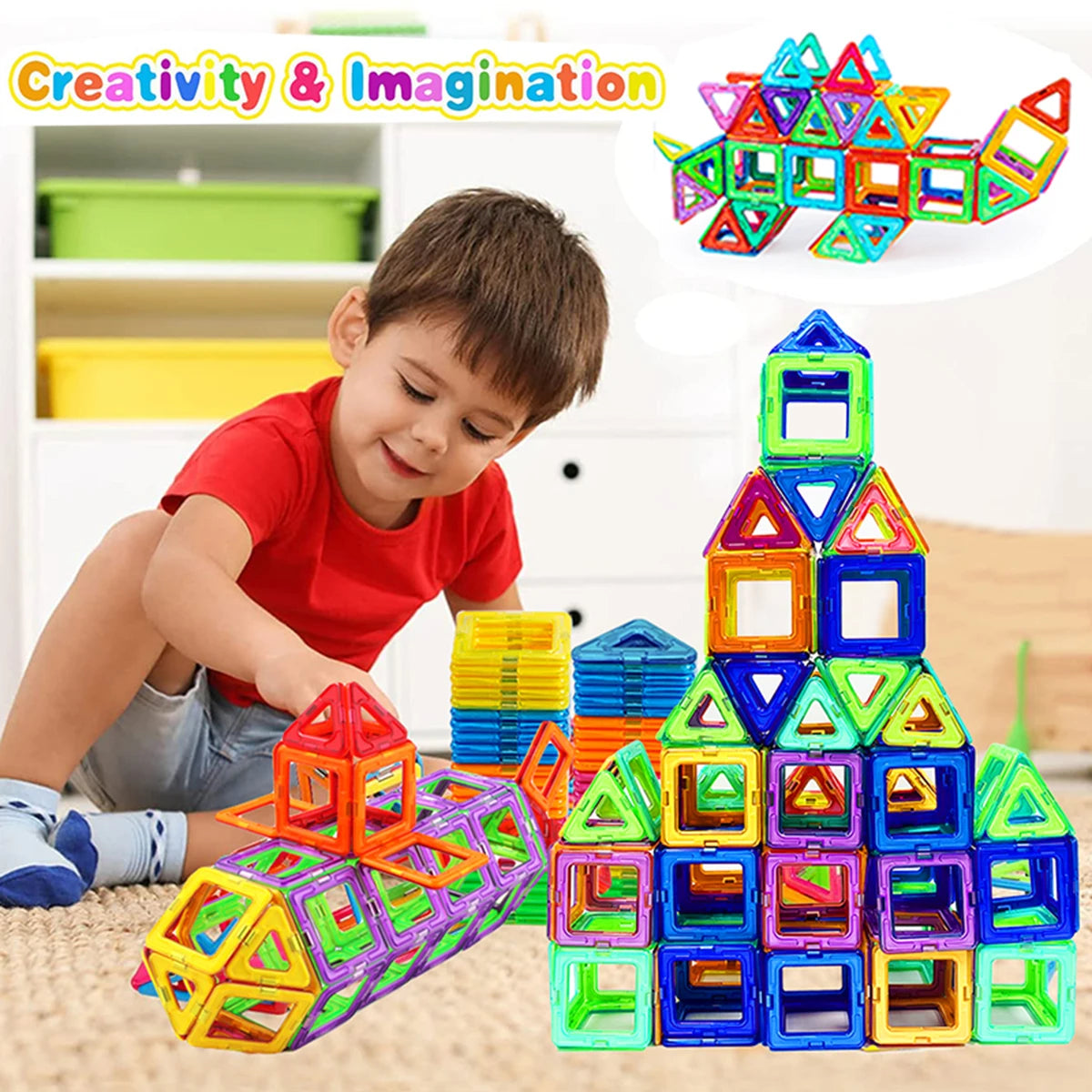 3D Magnetic Building Blocks
