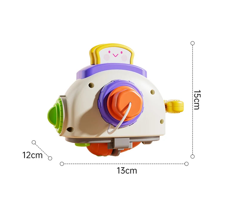 Fidget Busy Board Toy 10-in-1 Montessori – BizyKoady