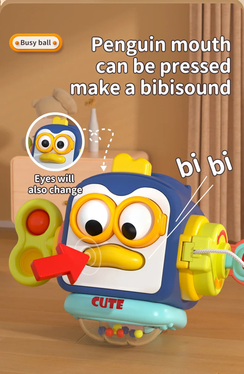 Fidget Busy Board Toy 10-in-1 Montessori – BizyKoady