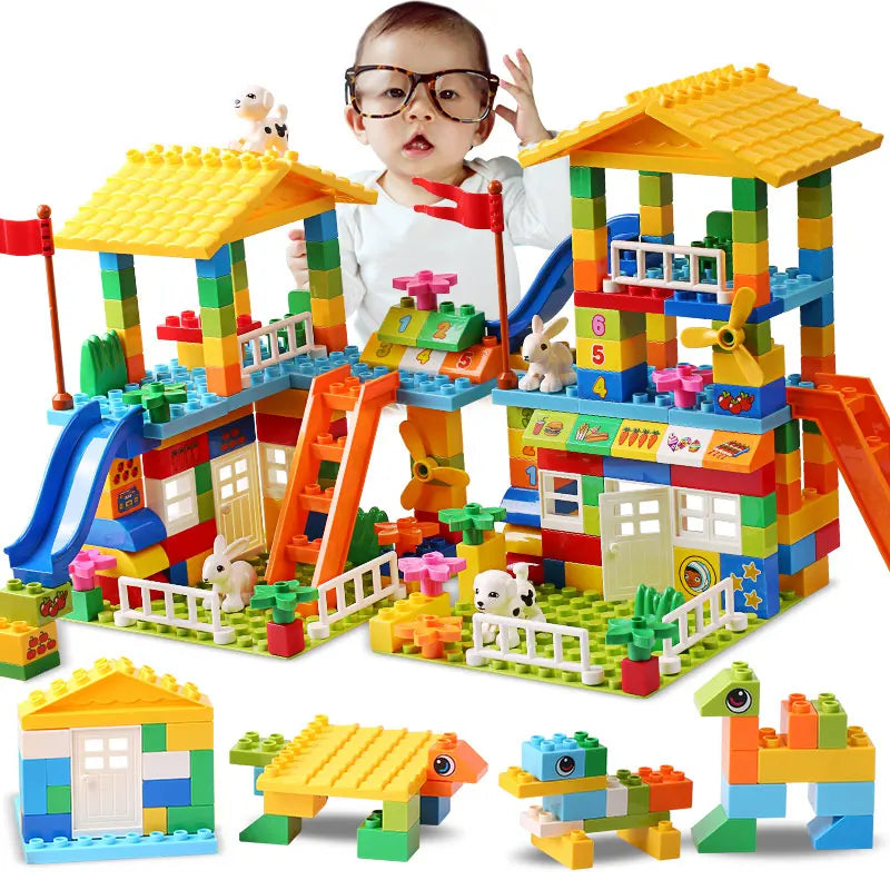 Creative Big Brick House Building Set