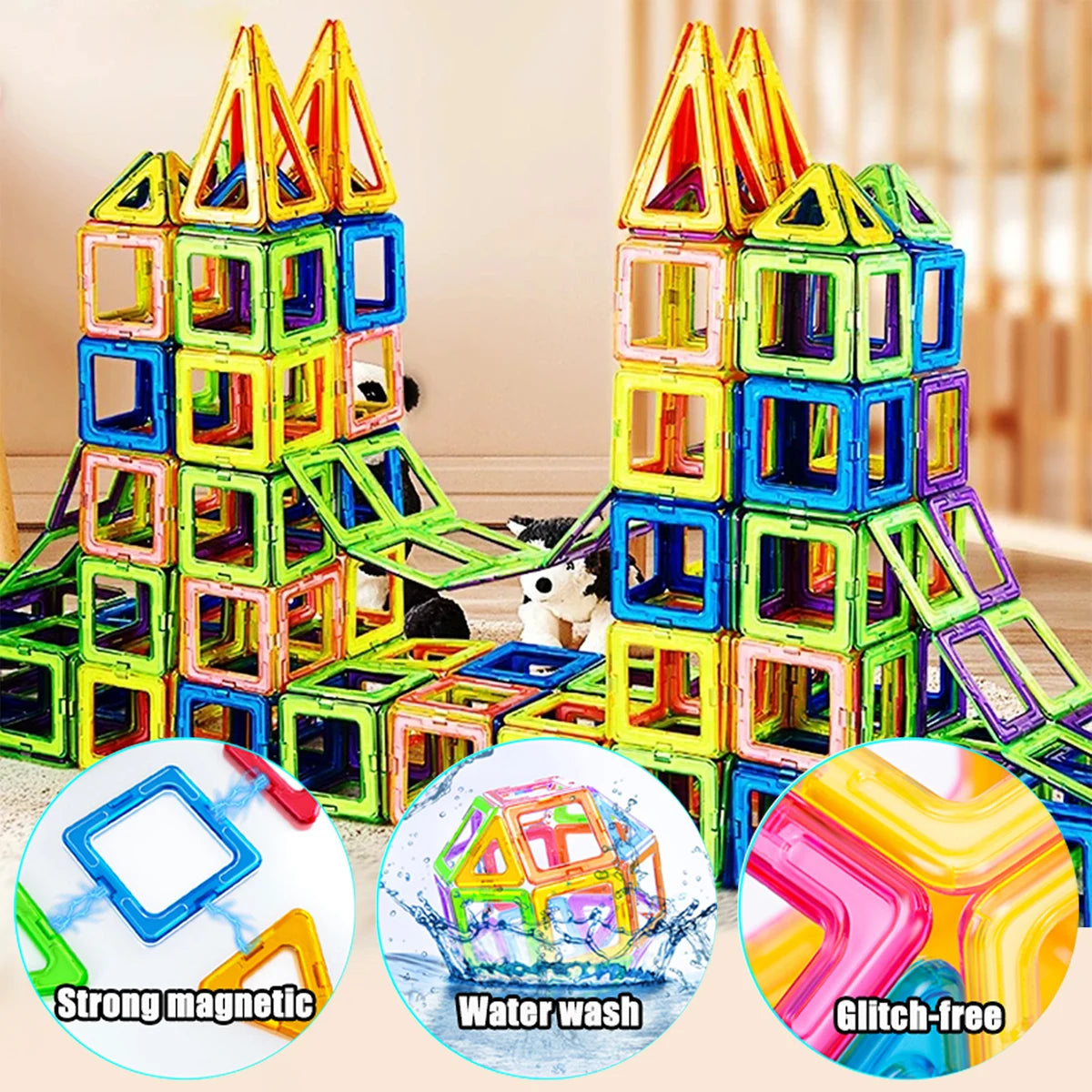 3D Magnetic Building Blocks
