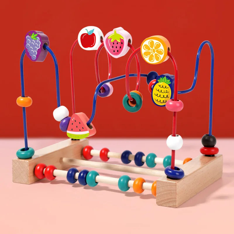 Wooden Bead Maze Educational Toy