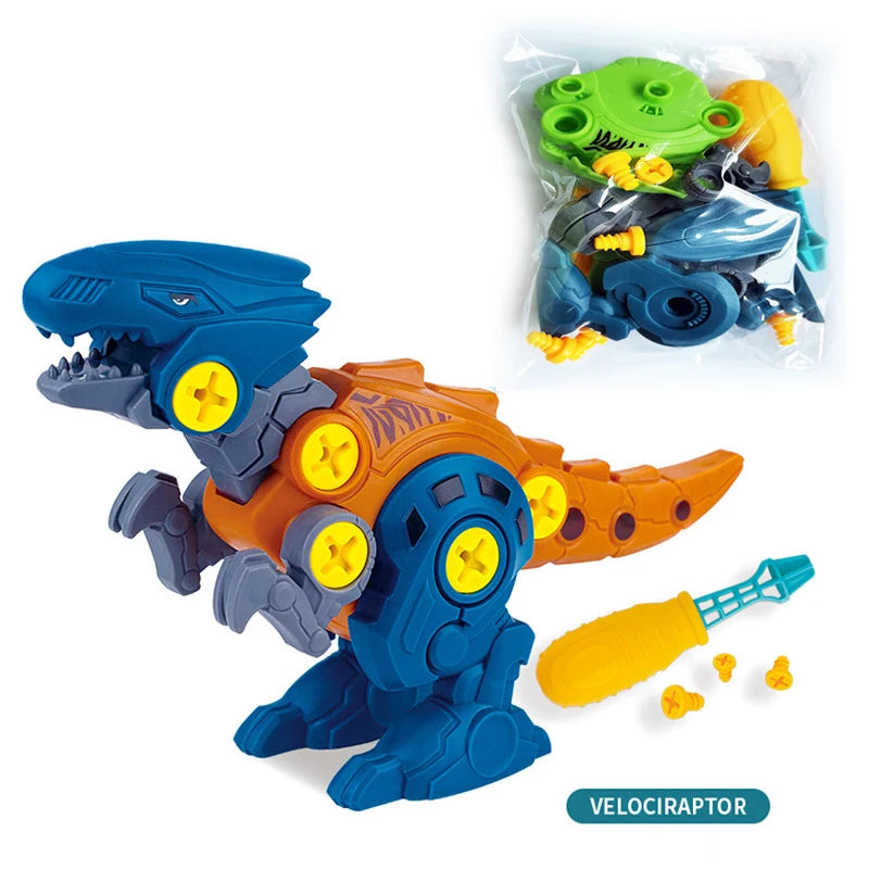 DIY Dinosaur Assembly Toy with Egg