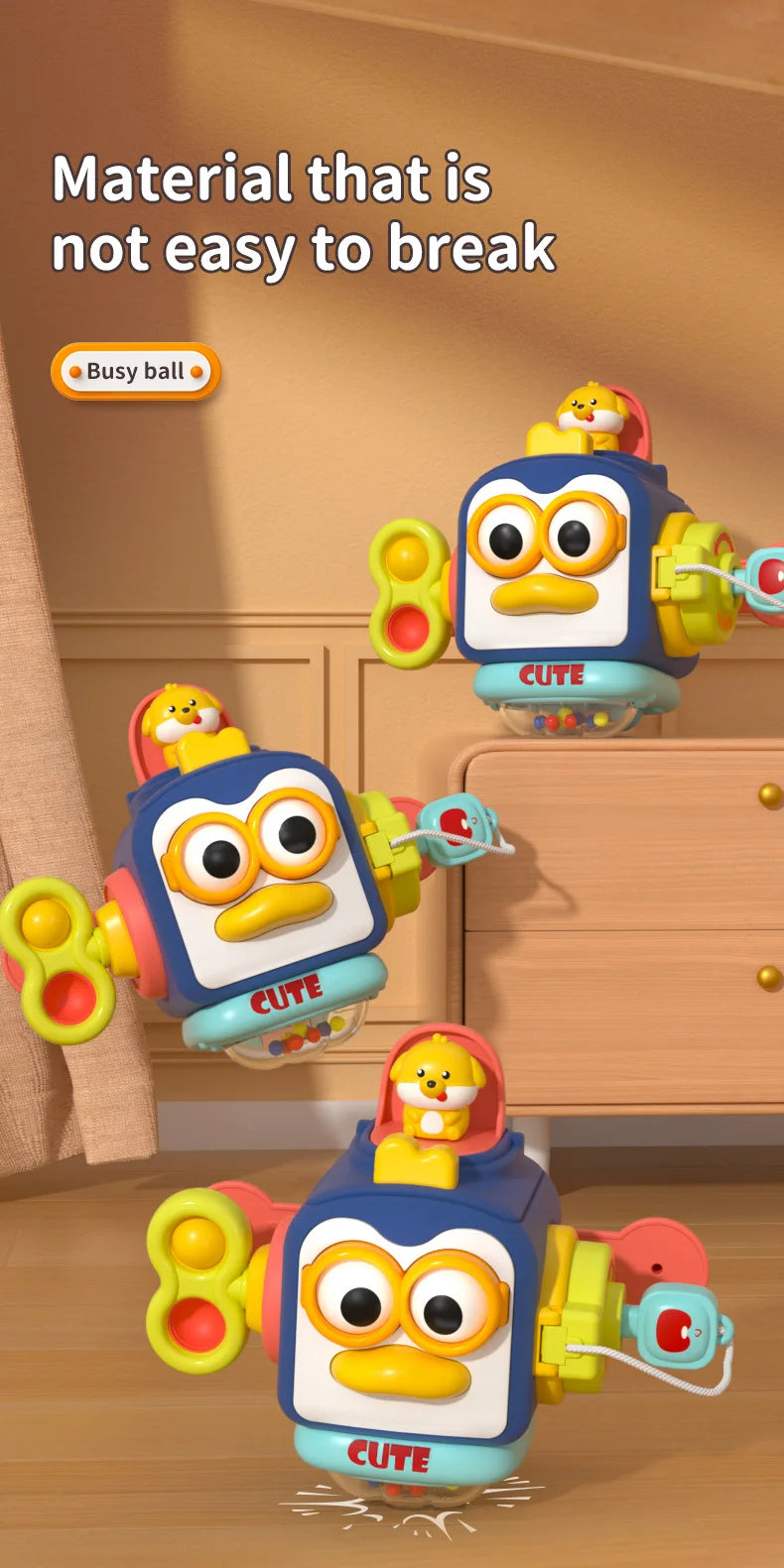 Fidget Busy Board Toy 10-in-1 Montessori – BizyKoady