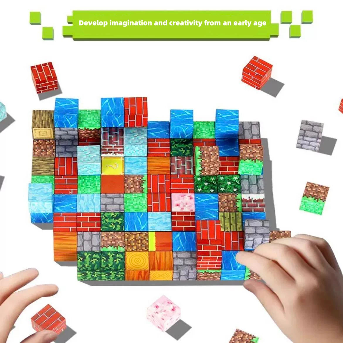 TNT Magnetic Building Blocks Set with Storage Box