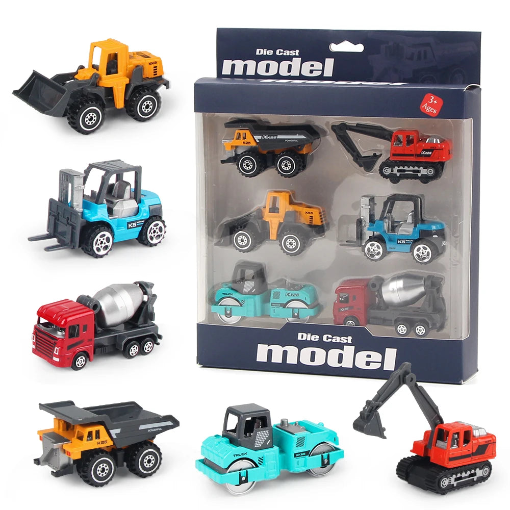 Construction Truck Toy Set