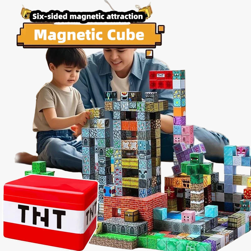 TNT Magnetic Building Blocks Set with Storage Box