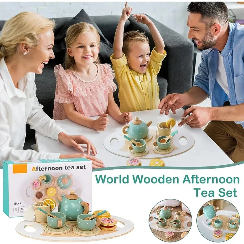 Wooden Afternoon Tea Set Toy