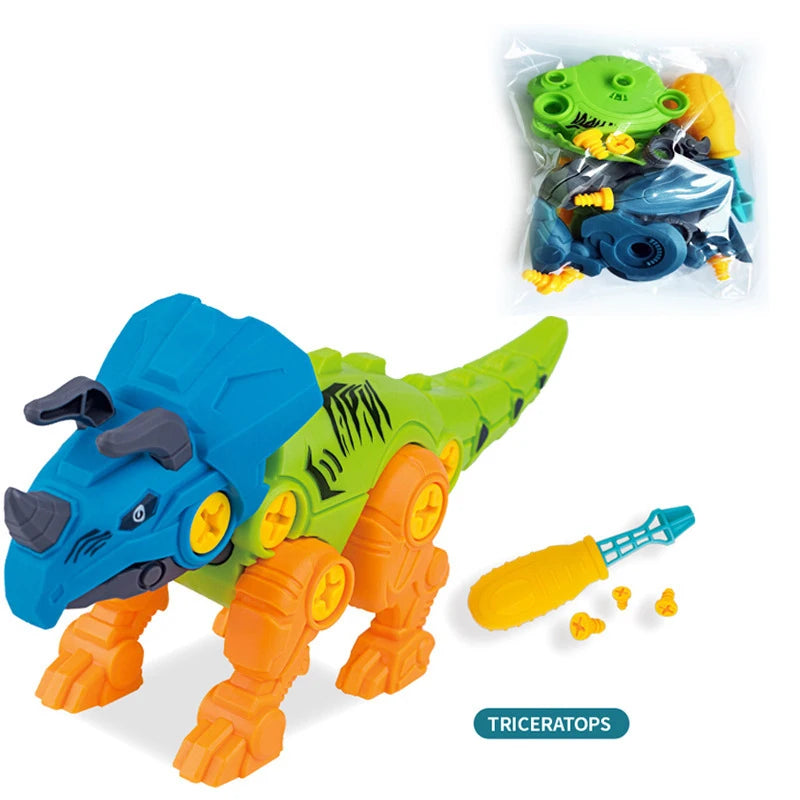 DIY Dinosaur Assembly Toy with Egg