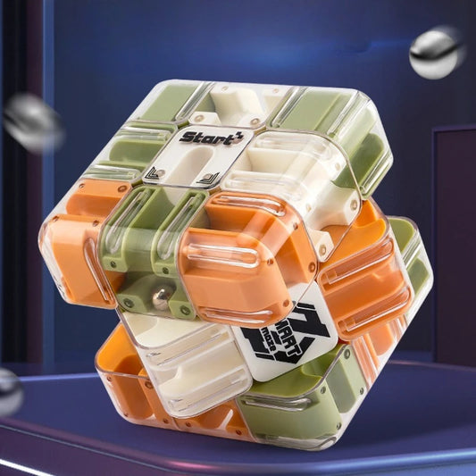3D Ball Maze Puzzle Cube